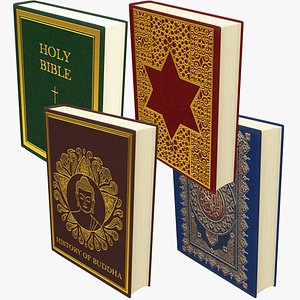 religious books 3D