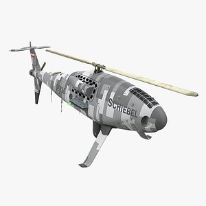 3D Schiebel Camcopter S100 UAV - Camouflage