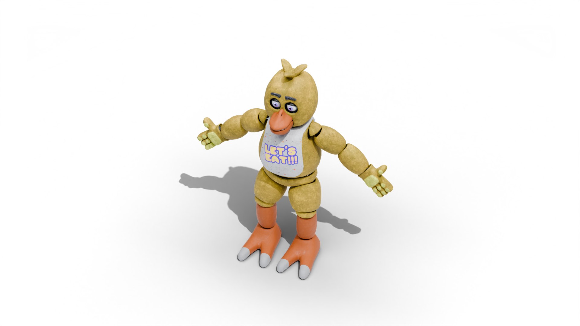 3D model Chica - FNaF1 https://p.turbosquid.com/ts-thumb/oX/eU3aOG/ts/7/png/1766088908/1920x1080/fit_q87/65e5e246fa5b738f399f914a1e4a52a60f8de0ec/7.jpg
