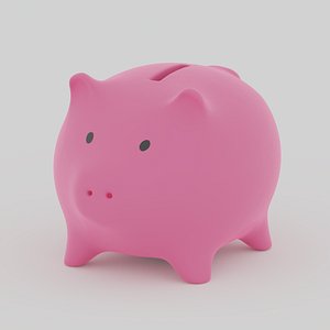 pig bank 3D model
