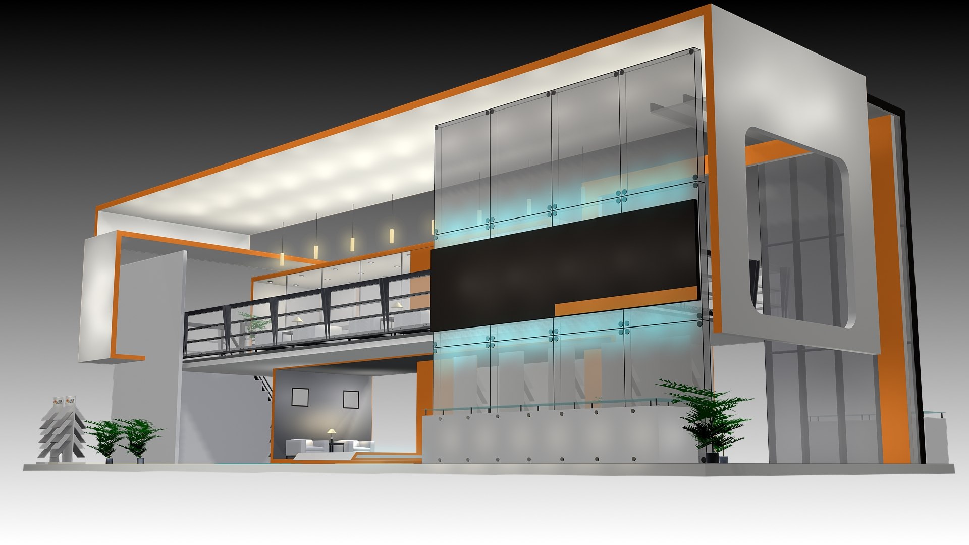 25 X 9 MEZZANINE EXHIBITION STAND DOUBLE DECKER 3D model https://p.turbosquid.com/ts-thumb/oX/mpLKNf/wB/8/jpg/1646467206/1920x1080/fit_q87/420ef2c2a11302364e3565496db12095b9dd0e3e/8.jpg