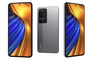 Xiaomi Poco F4 5G Silver Low Poly