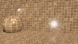 3D seamless pbr bathrooms model