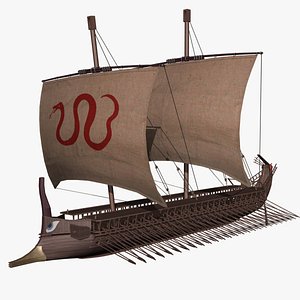 3ds max greek trireme