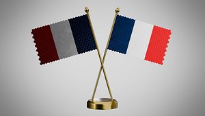 3D Table  Flag  of France