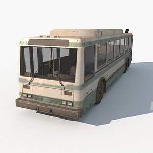 3D Old Bus