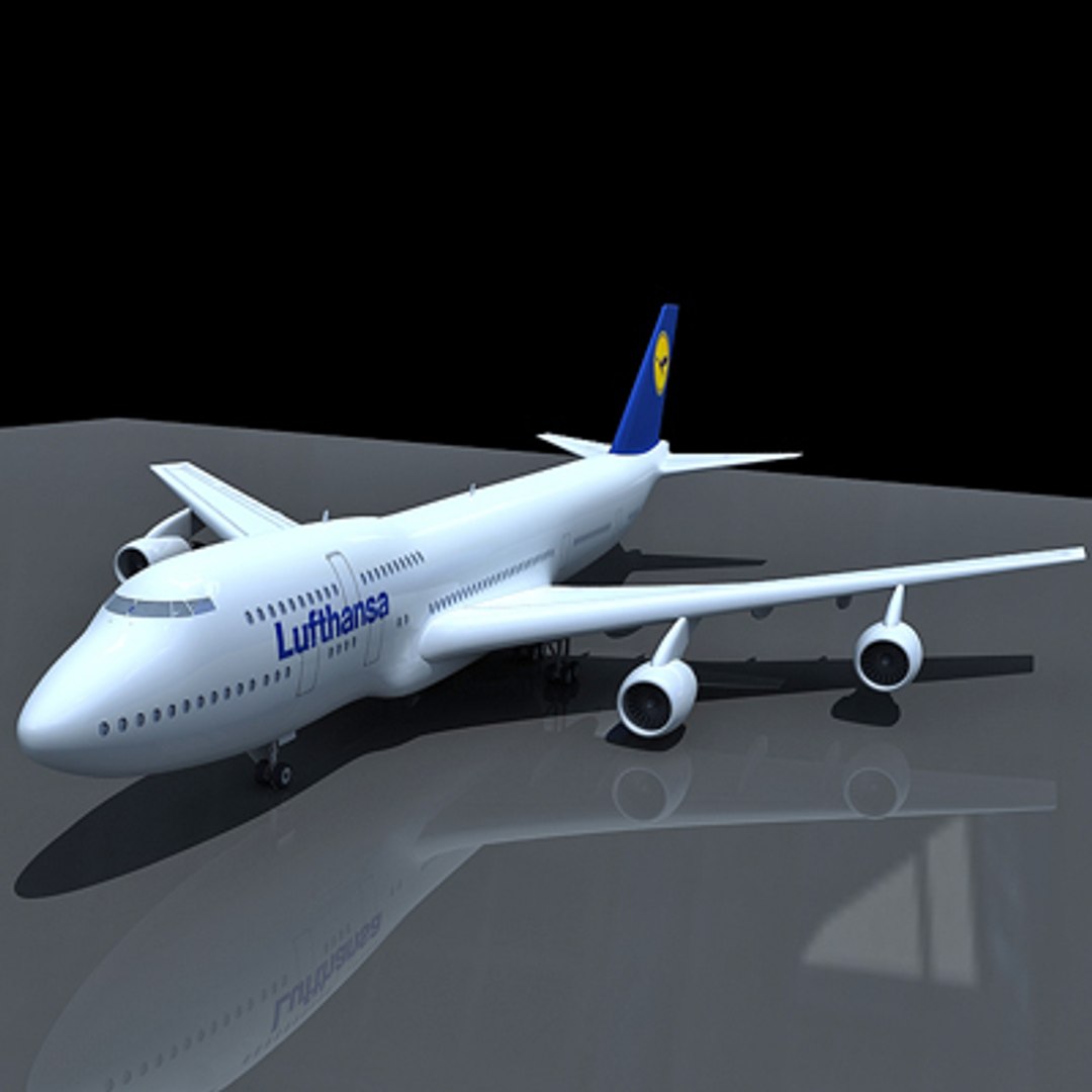 B 747 3d Model