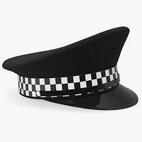 British Police Force Peaked Cap
