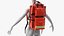 Rescue Rucksack on a Mannequin