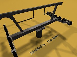 6 pack lift tower 3d model