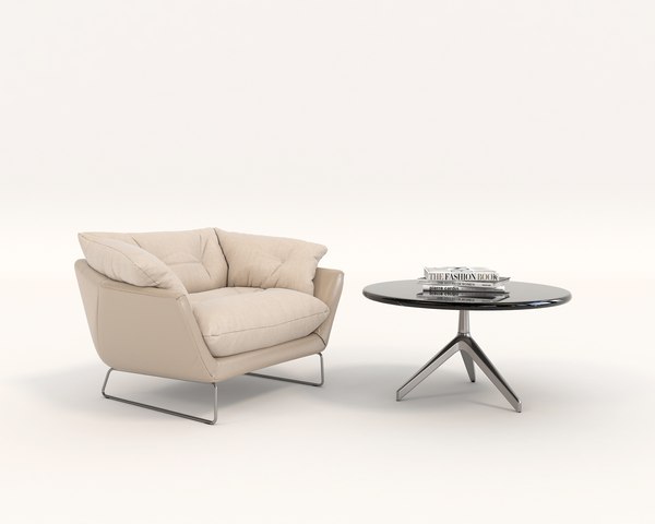 contemporary design chair 3D model