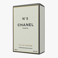 Parfum Box Chanel No 5 200 ml 3D Model