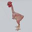 Funny Rooster without feather