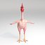 Funny Rooster without feather