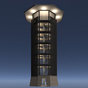 Tropical pavilion 26A76 3D