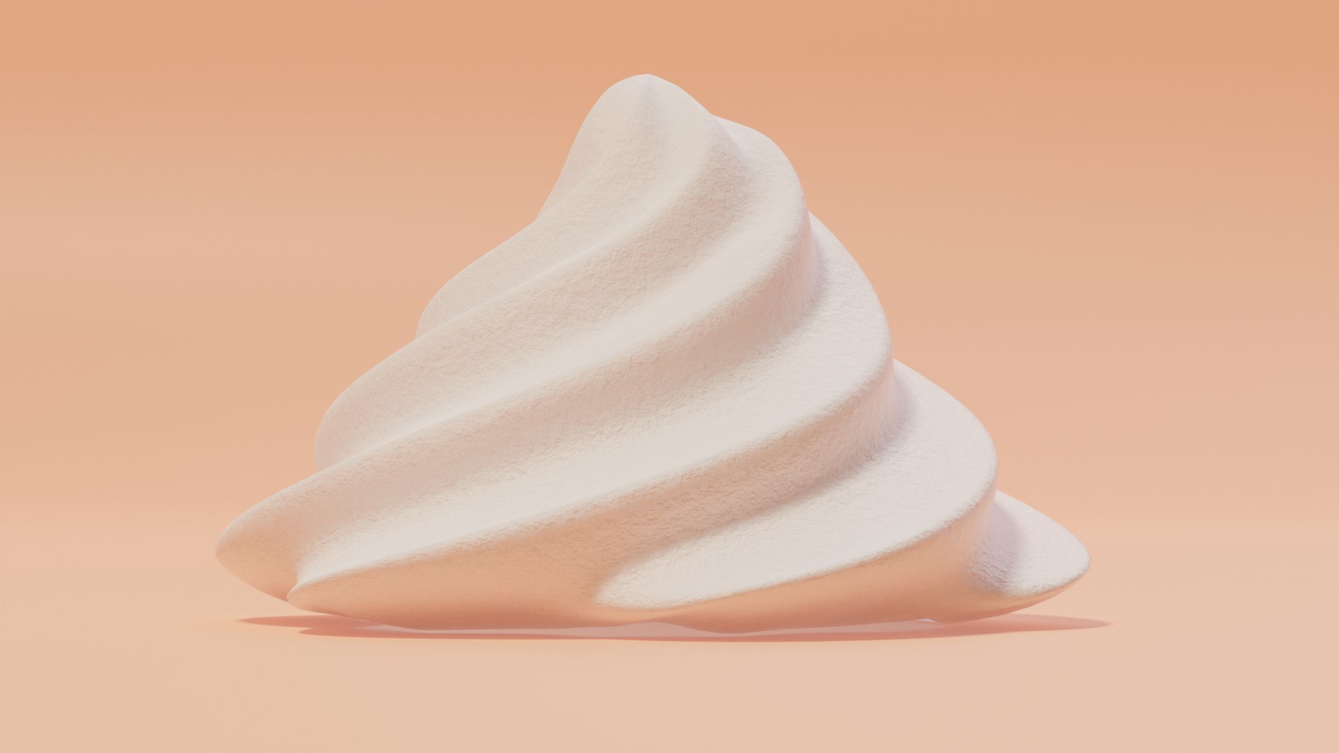 3D Whipped Cream 04 Model TurboSquid 2152683