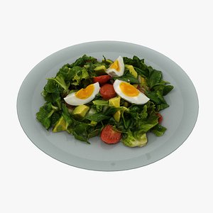 3D salad realistic
