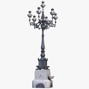 Decorate Lamppost Fountain Vatican