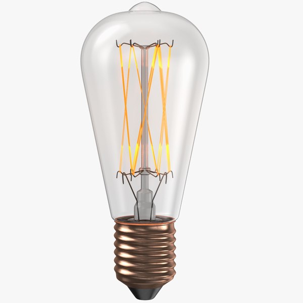 Detailed Light Bulb 3D