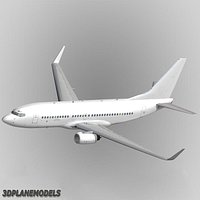 Boeing 737-700 Generic white