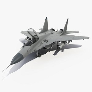 MiG 29 Fighter Aircraft with Armament Rigged model