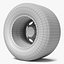 Racing Wheel Worn Low Poly model