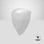 Shield Cut Diamond 3D model