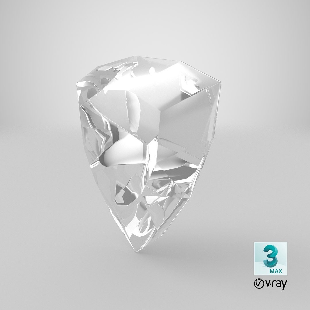 Shield Cut Diamond 3D Model - TurboSquid 1880791