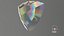 Shield Cut Diamond 3D model