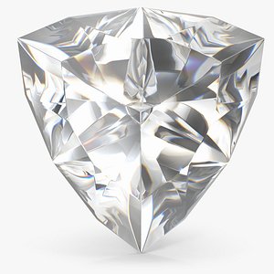 Shield Cut Diamond 3D model