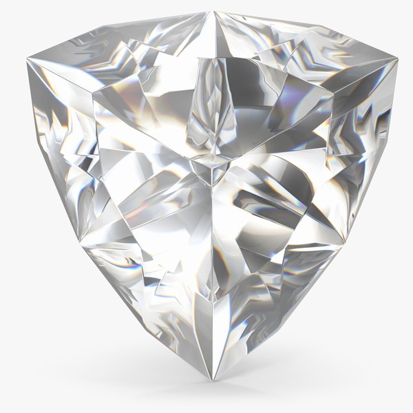 Shield Cut Diamond 3D model