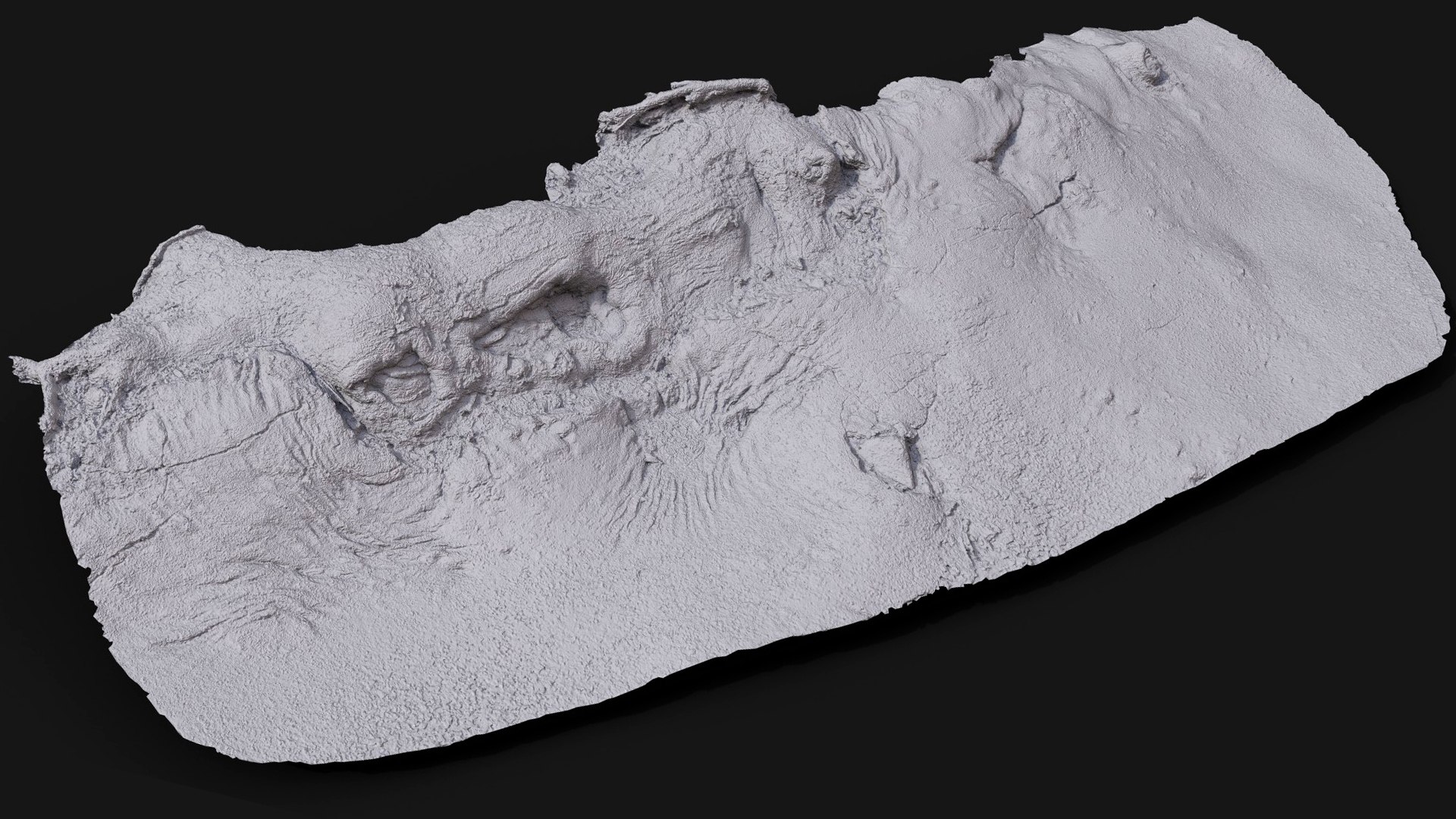 3D Tree Roots Damaged Road Asphalt Part1 Photogrammetry - TurboSquid ...