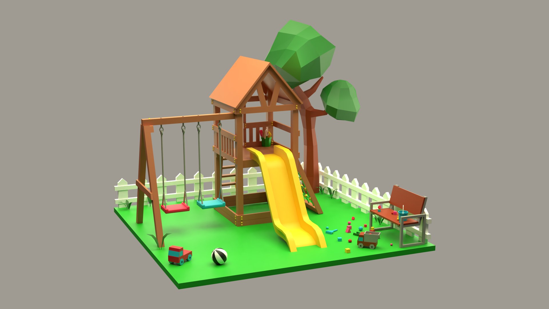 Playground Room 8 3D - TurboSquid 1780065