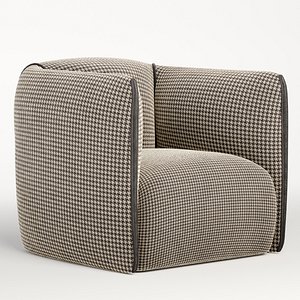 Mia armchair Designed by Francesco Bettoni 3D model