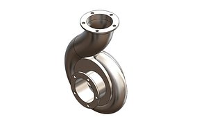 3D Centrifugal Pump 3D Model Solidworks model