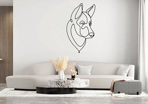 3D German Shepherd model