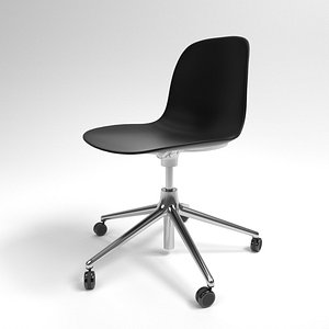 interior normann form swivel chair 3D