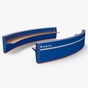 Mission Control Desks 3D model