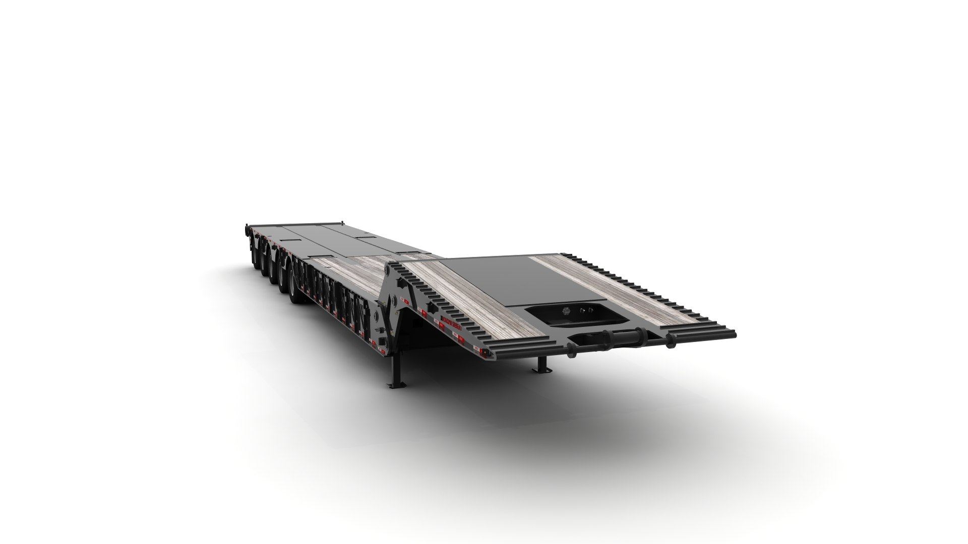 3D Kalyn Seibert Scissor Neck Oilfield Trailer Model - TurboSquid 1870526