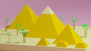 Cartoon Egyptian Pyramid
