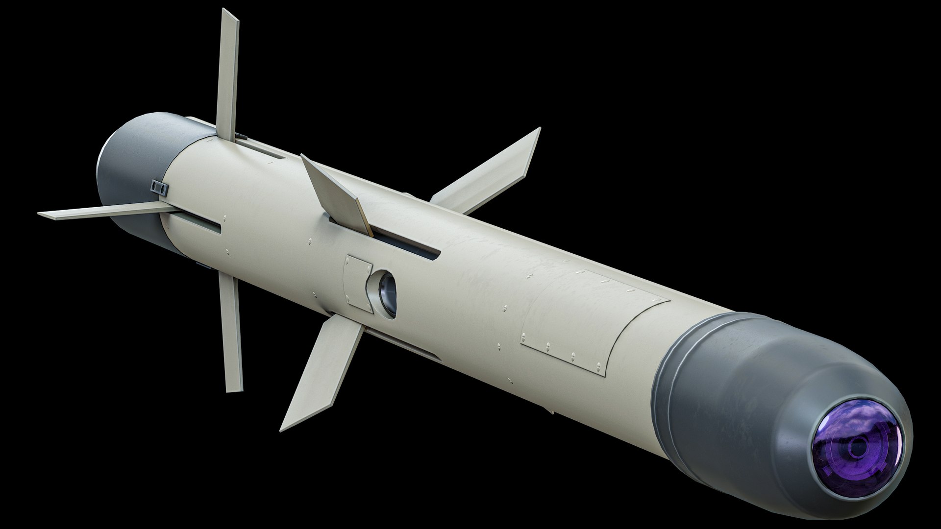 3D Missile SPIKE ER2 PBR Model - TurboSquid 2319158