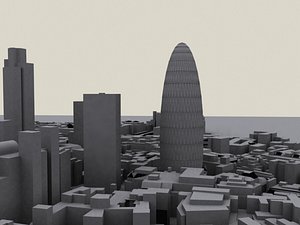swiss london block 3d max