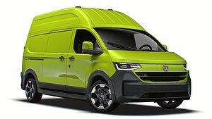 3D model Volkswagen Transporter L2H2 2024