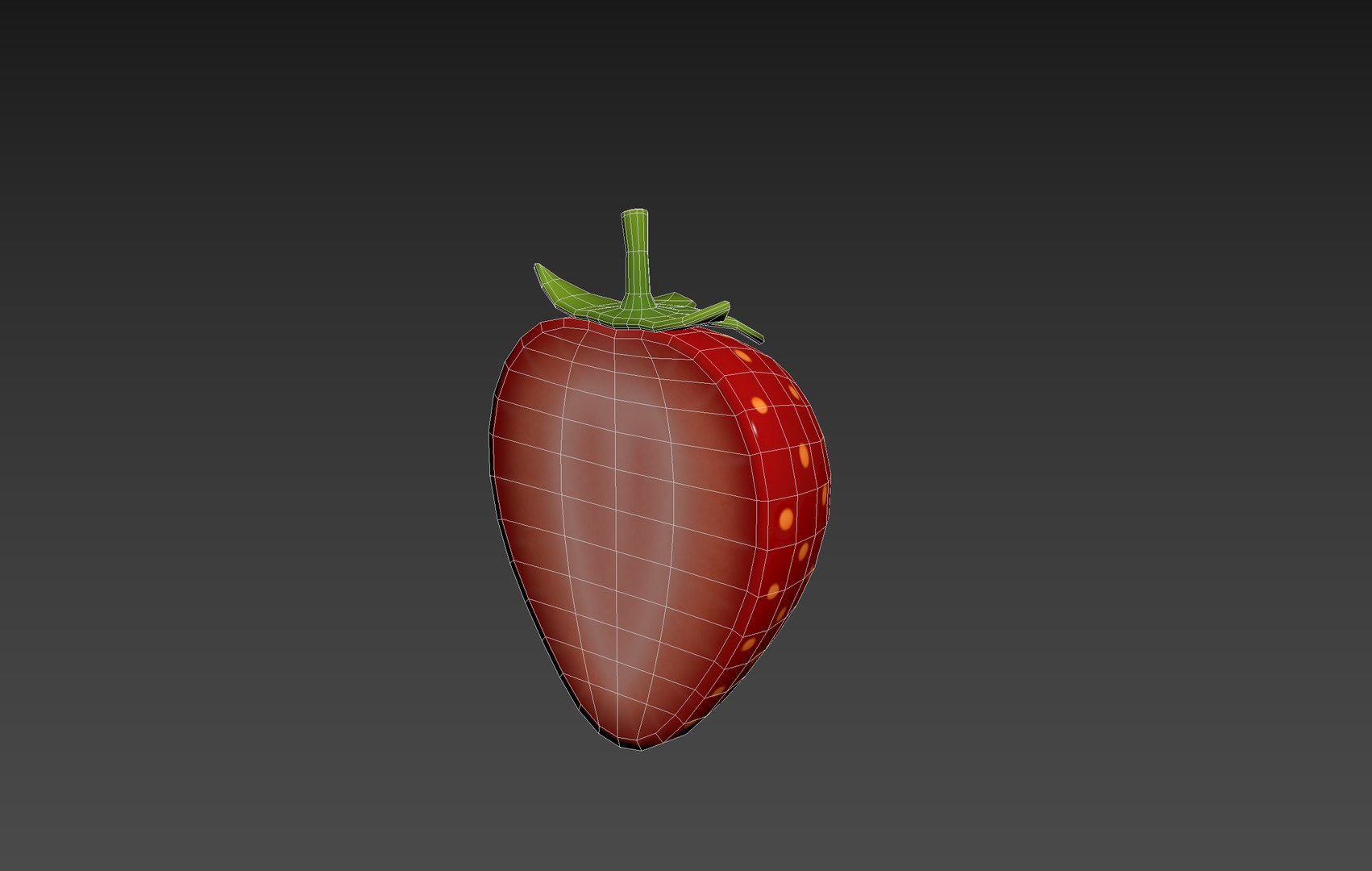 Strawberry Slice Model - TurboSquid 1797839