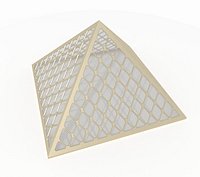 small pyramid smooth frame