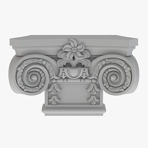 3D Pilaster Capital 007 model