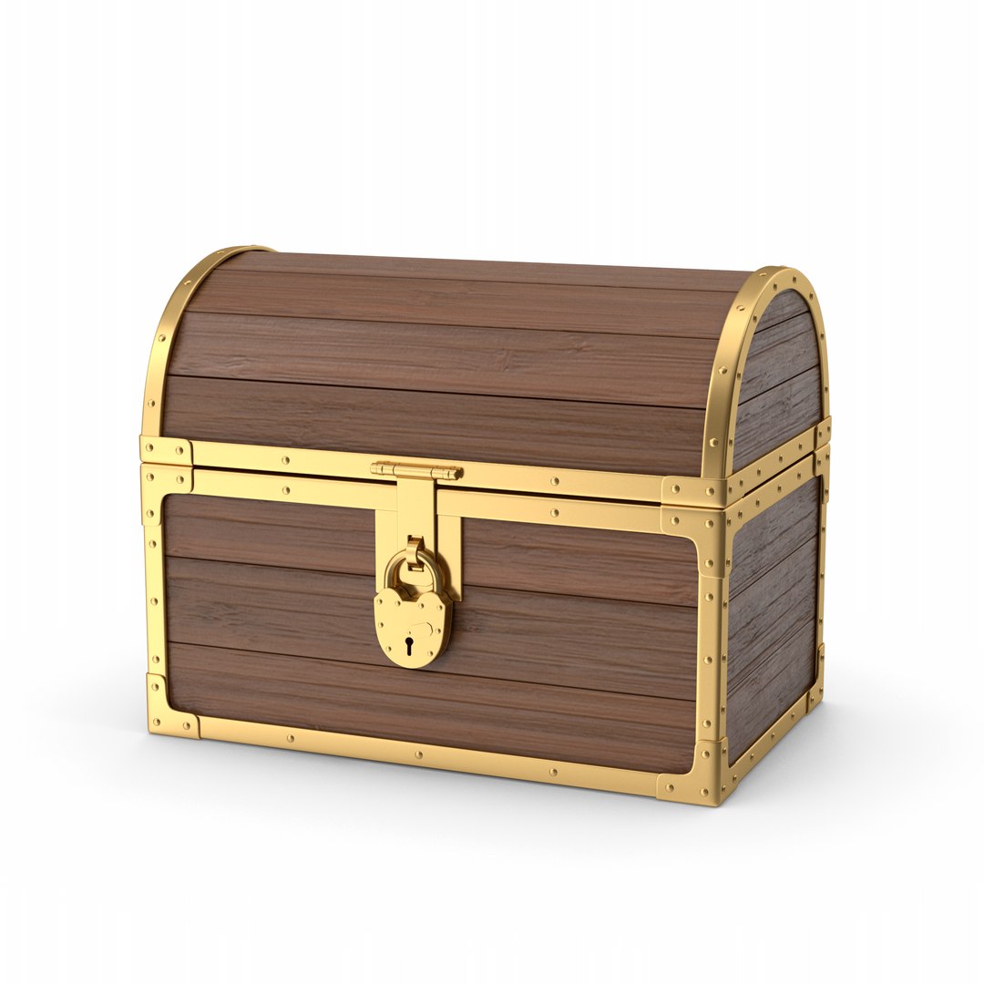 Gold Chest 3D Model - TurboSquid 1989563