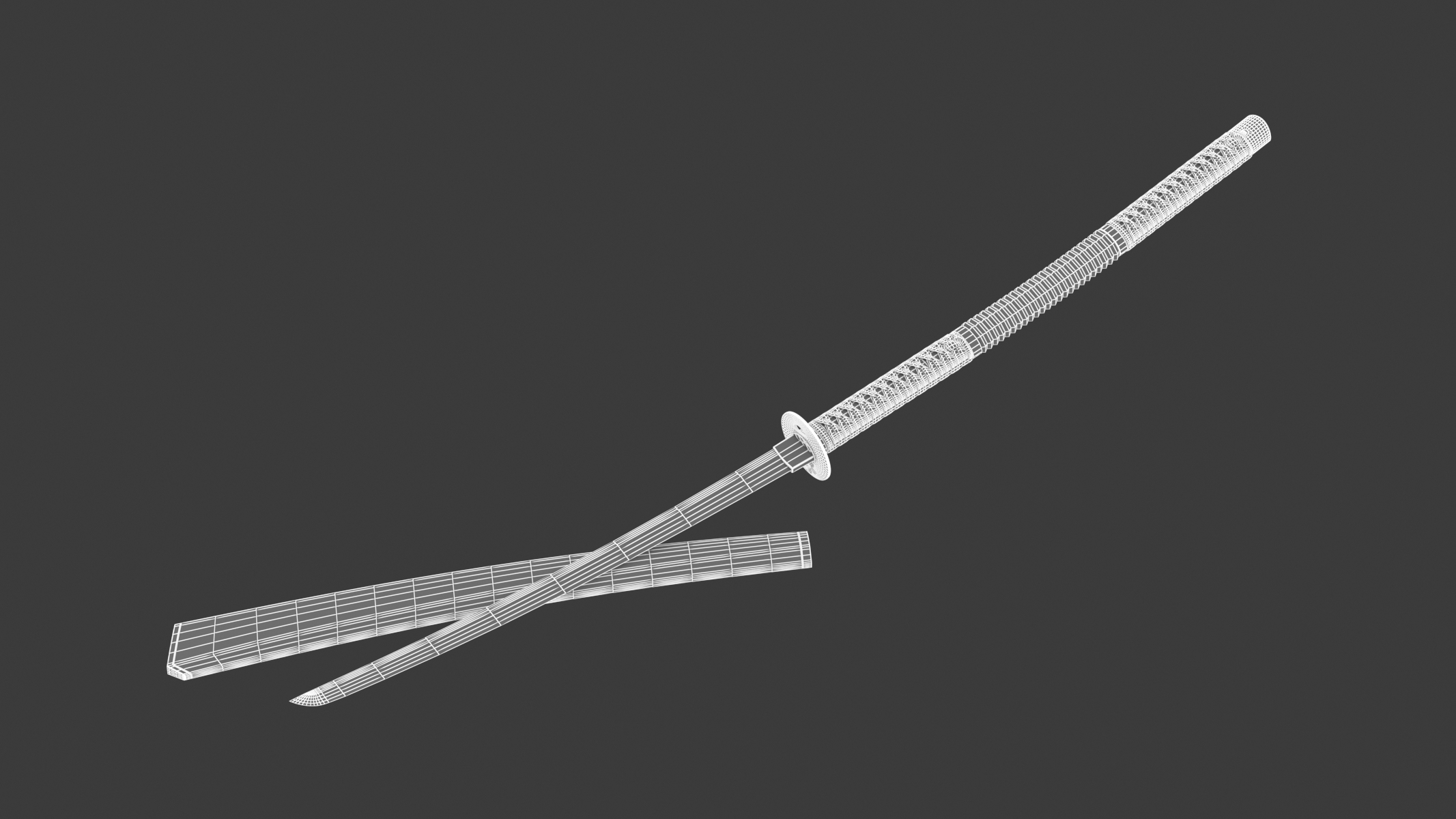 3D model Nagamaki Sword - TurboSquid 1726800