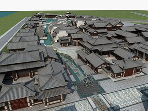 3D model Chinese Ancient City 1