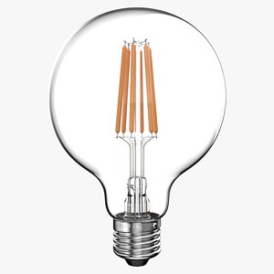 Light bulb G95 LED 3D model